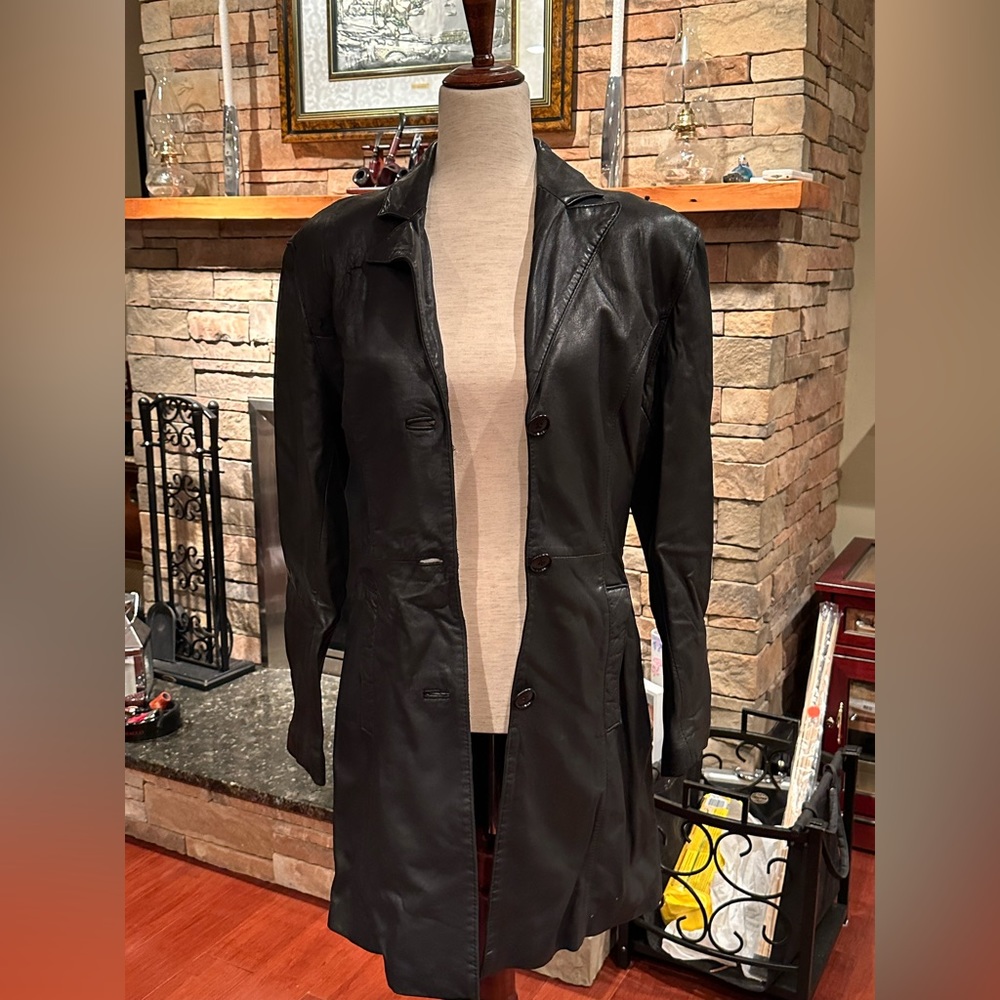 Barney’s Vintage Options Luis Alvear Barcelona Leather Jacket